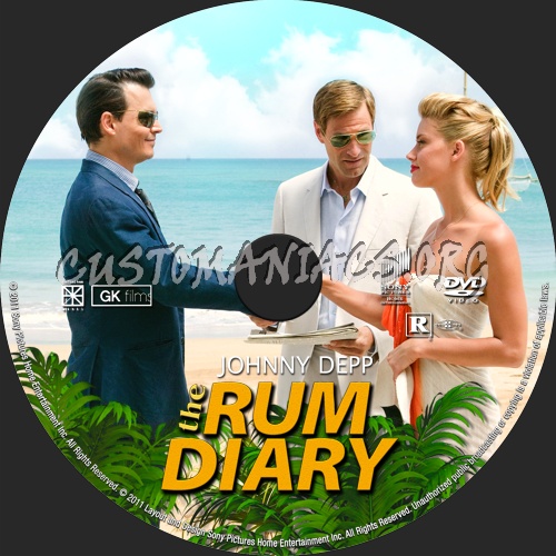 The Rum Diary (2011) dvd label