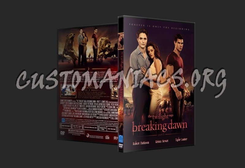 Twilight Breaking Dawn Part 1 dvd cover