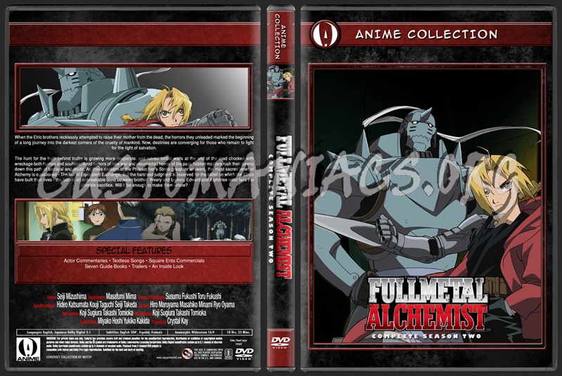 Anime Collection Full Metal Alchemist Season 2 dvd cover