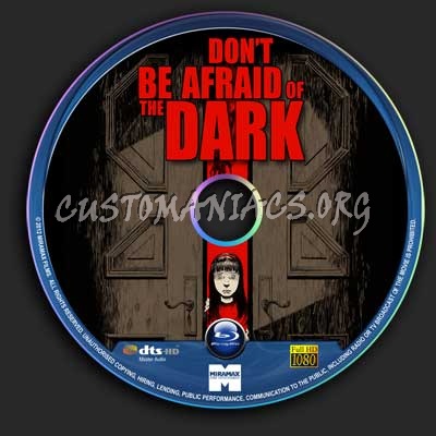 Don't Be Afraid Of The Dark blu-ray label