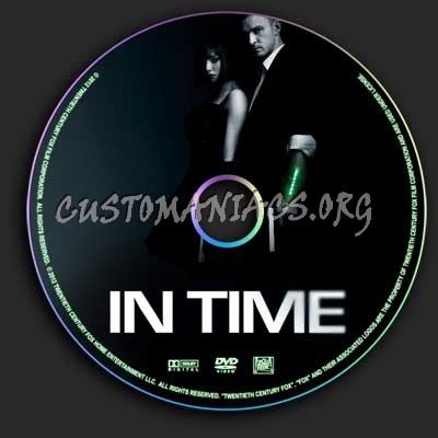 In Time dvd label