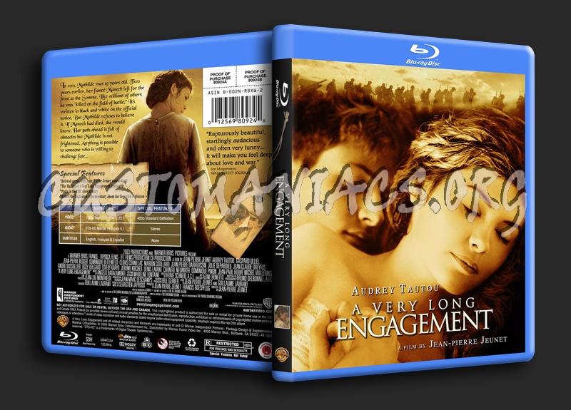 A Very Long Engagement blu-ray cover