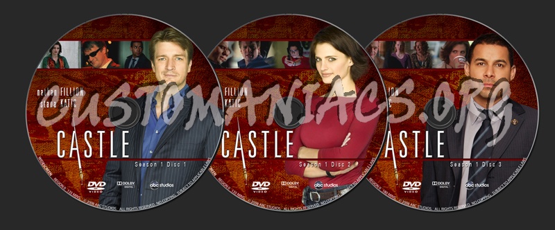 Castle Season 1 dvd label