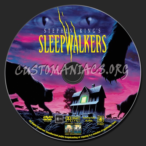 Sleepwalkers dvd label