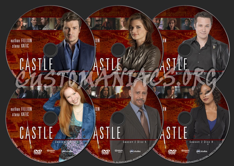 Castle Season 2 dvd label