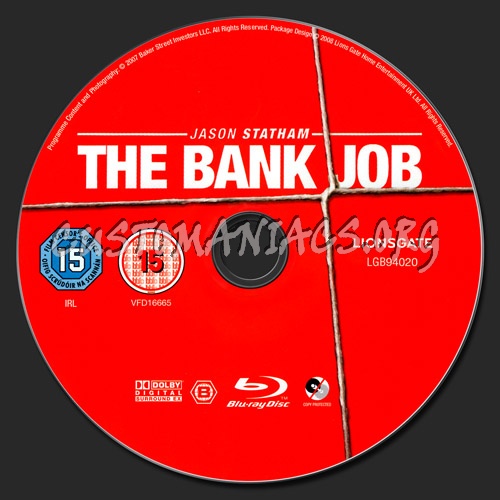 The Bank Job blu-ray label