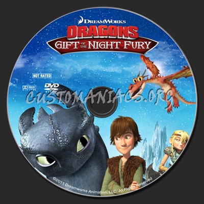 Dragons Gift of the Night Fury dvd label