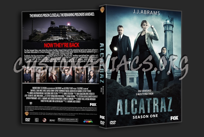 Alcatraz Season One dvd cover