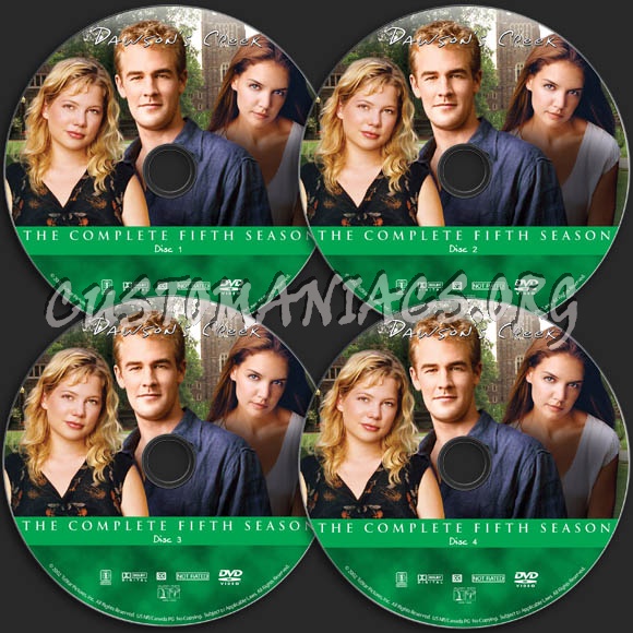 Dawson's Creek - Season 5 dvd label
