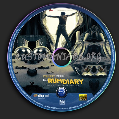 The Rum Diary blu-ray label