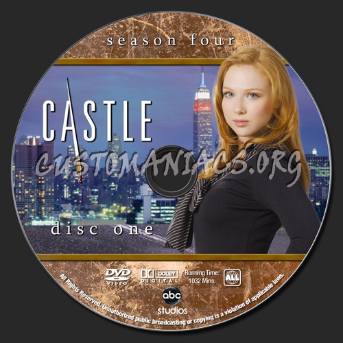 Castle Season 4 dvd label