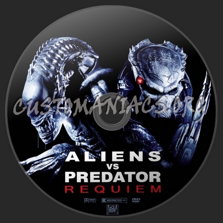 AVP Requiem dvd label