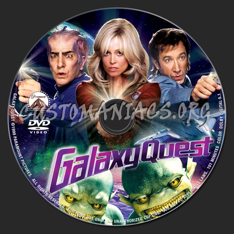 Galaxy Quest dvd label