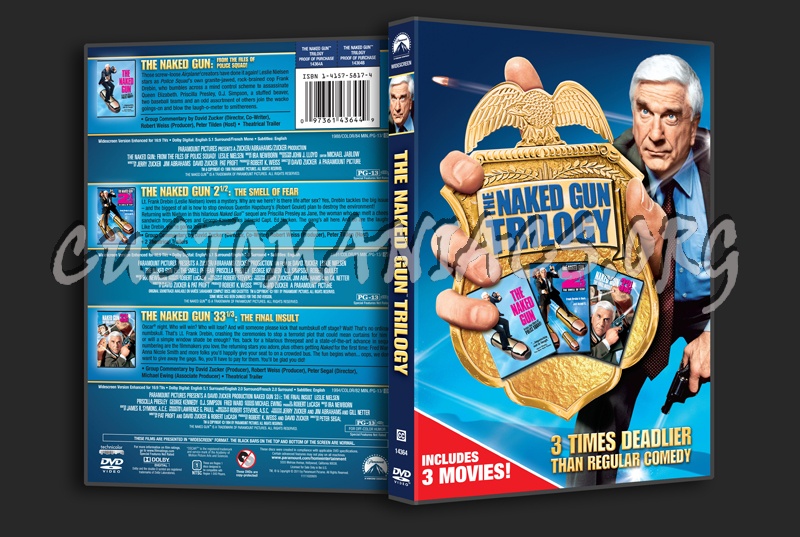 The Naked Gun Trilogy dvd cover