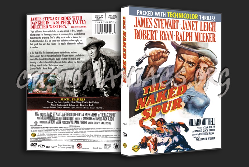 The Naked Spur dvd cover