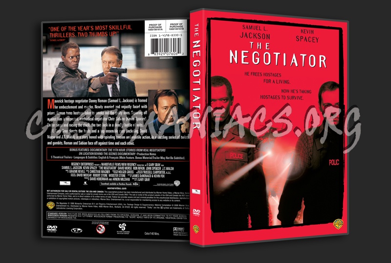The Negotiator dvd cover