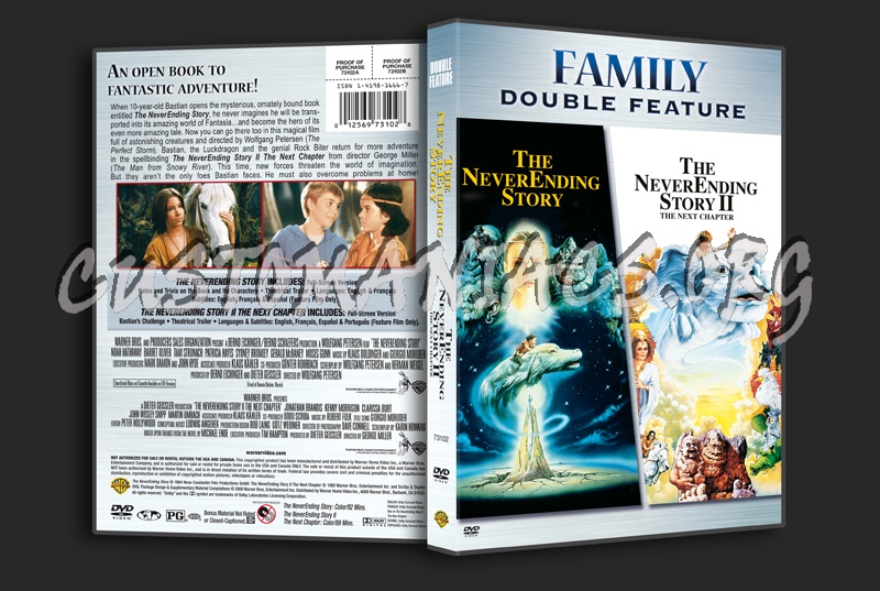 The Neverending Story / The Neverending Story 2 dvd cover