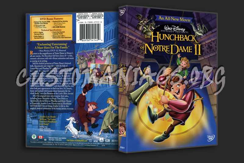 The Hunchback Of Notre Dame II dvd cover