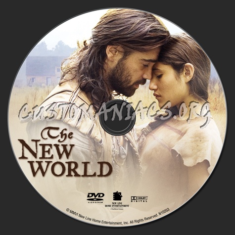 The New World dvd label