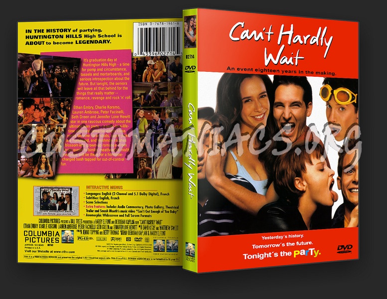 Can't Hardly Wait dvd cover