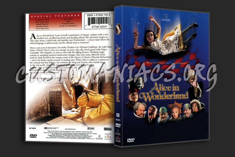 Alice in Wonderland dvd cover