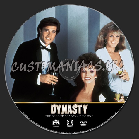 Dynasty - The Second Season dvd label
