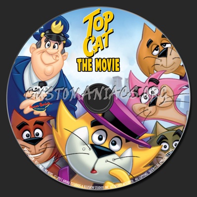 Top Cat The Movie dvd label
