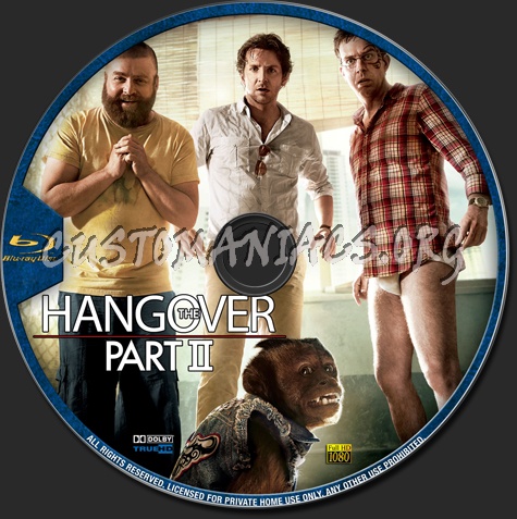 The Hangover Part 2 blu-ray label