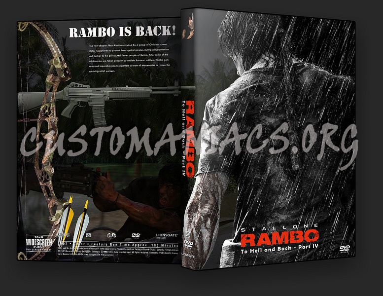 Rambo IV - To Hell and Back dvd cover