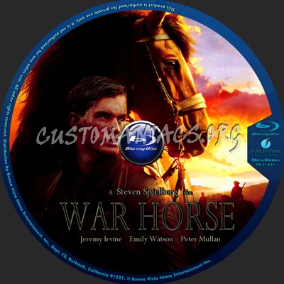 War Horse blu-ray label