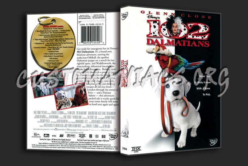 102 Dalmatians dvd cover