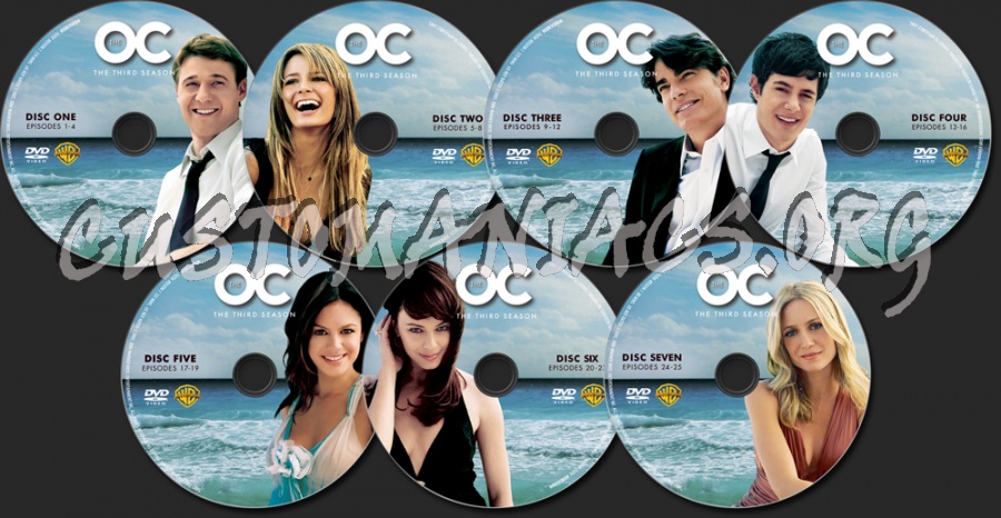 The O.C. Season 3 dvd label