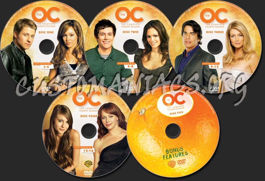 The O.C. Season 4 dvd label
