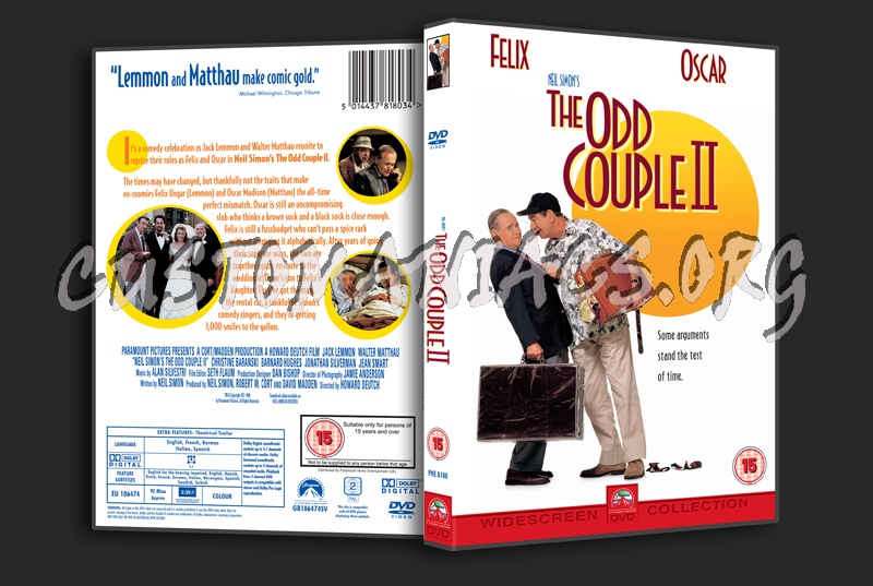 The Odd Couple 2 dvd cover