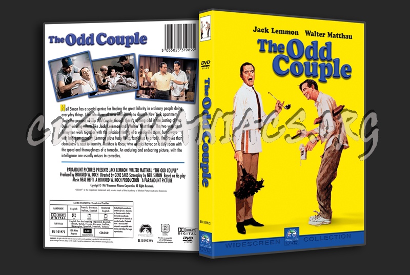 The Odd Couple dvd cover