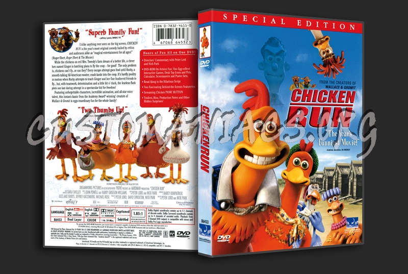 Chicken Run dvd cover