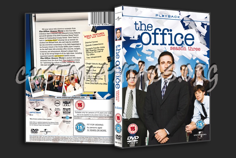 The Office US Season 3 dvd cover