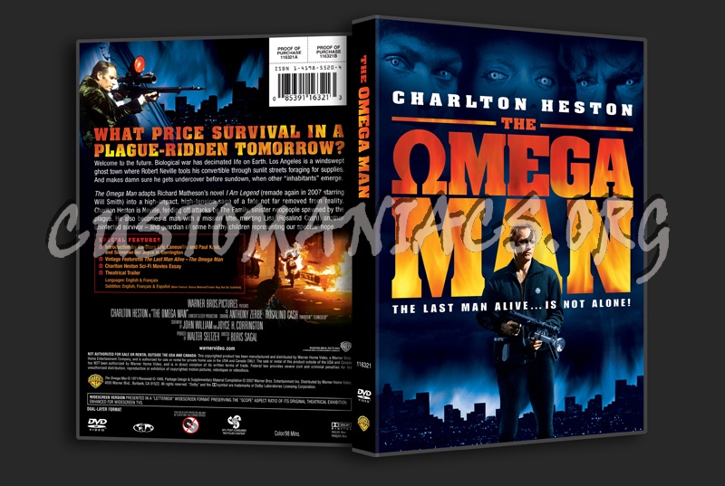 The Omega Man dvd cover