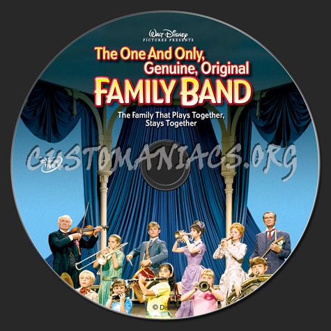 The One and Only, Genuine, Original Family Band dvd label