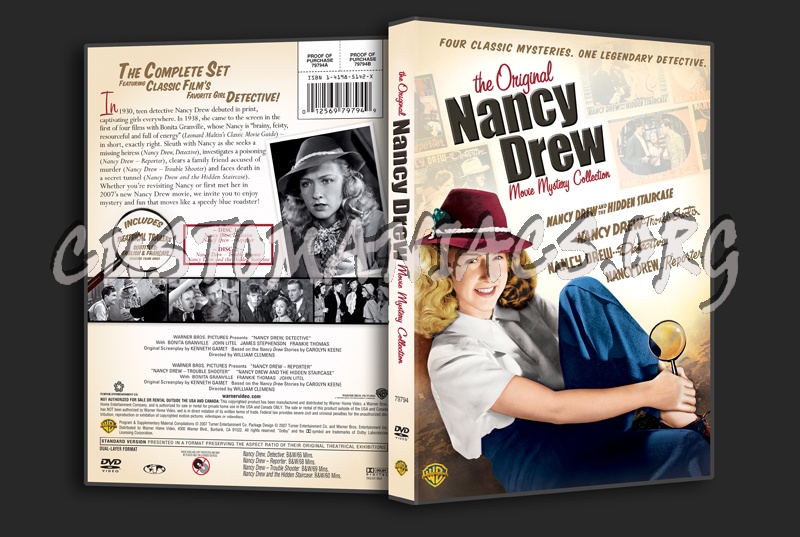 The Original Nancy Drew Movie Mystery Collection dvd cover