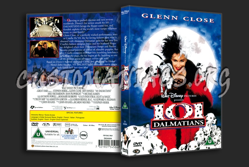 101 Dalmatians dvd cover