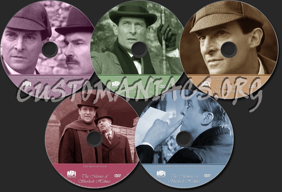 Sherlock Holmes (Jeremy Brett) dvd label