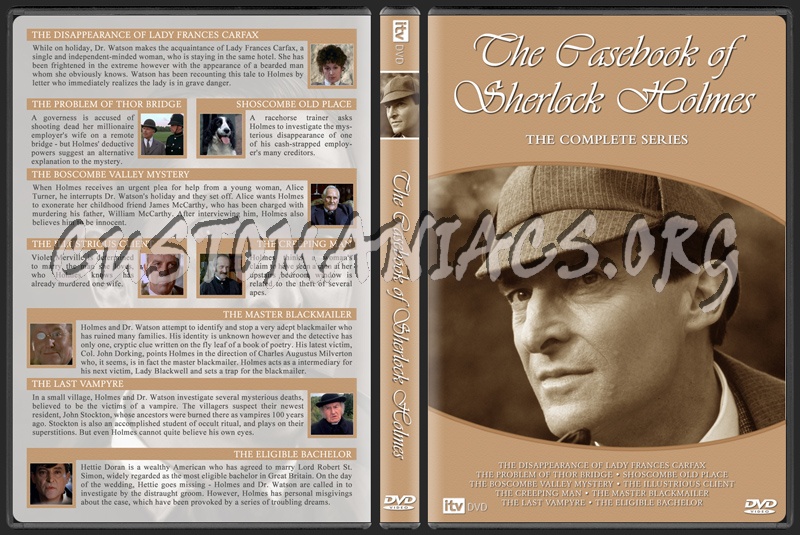 Sherlock Holmes (Jeremy Brett) dvd cover