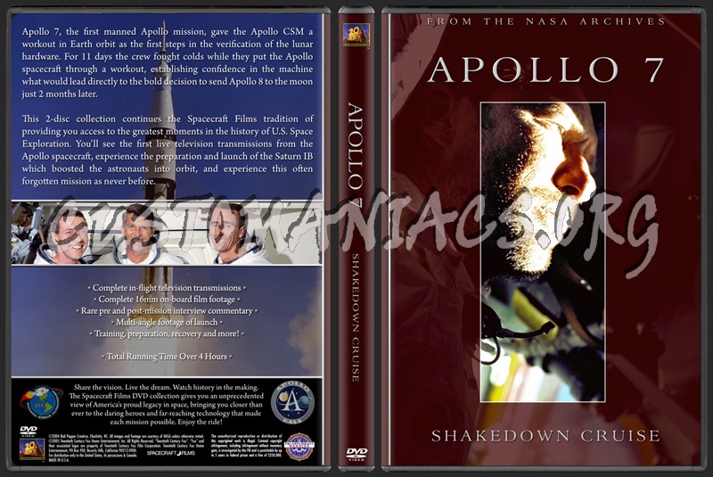 Spacecraft Films / NASA - The Apollo Collection dvd cover