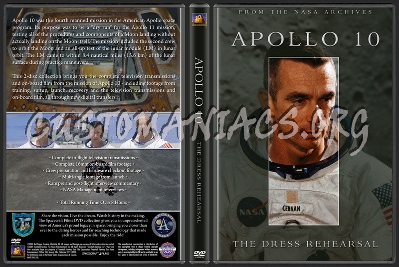 Spacecraft Films / NASA - The Apollo Collection dvd cover