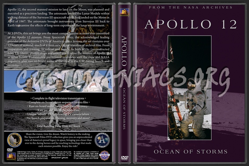 Spacecraft Films / NASA - The Apollo Collection dvd cover