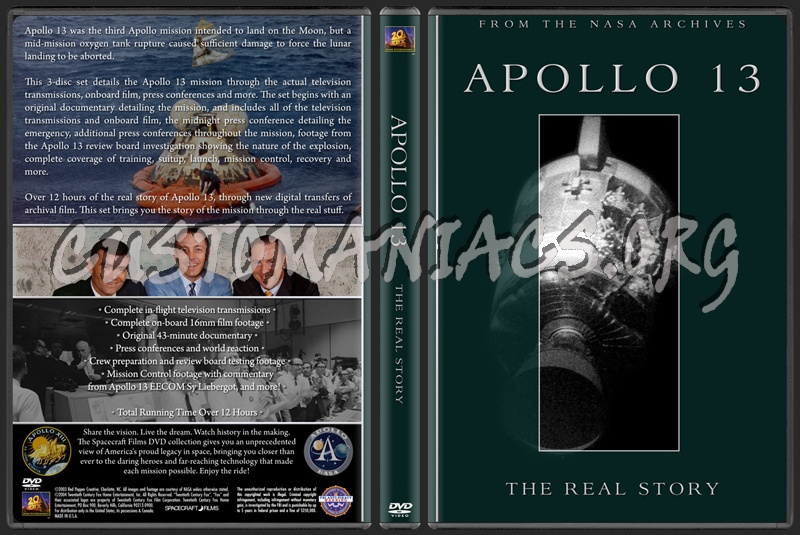 Spacecraft Films / NASA - The Apollo Collection dvd cover