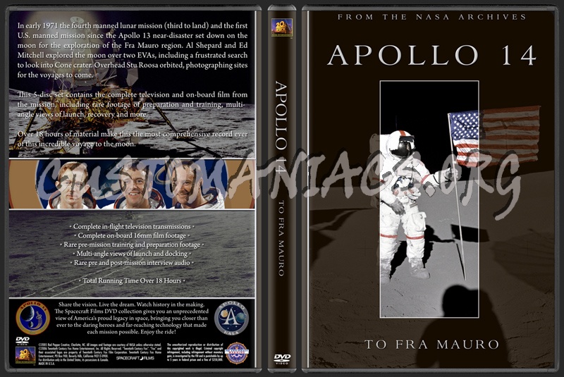Spacecraft Films / NASA - The Apollo Collection dvd cover