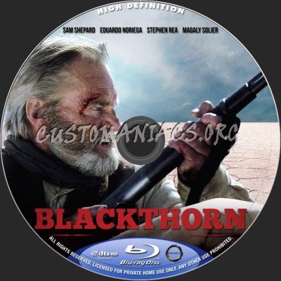 Blackthorn blu-ray label