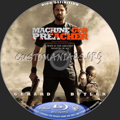 Machine Gun Preacher blu-ray label